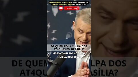 QUEM É O CULPADO PELOS AT4QU3S EM BRASÍLIA? #shorts #forçasdesegurança #8dejaneiro #vandalismo
