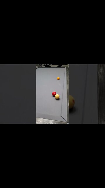 Classic Circular Draw Renversé! ⚪🎱🔴 #billiards #shorts #3cushion