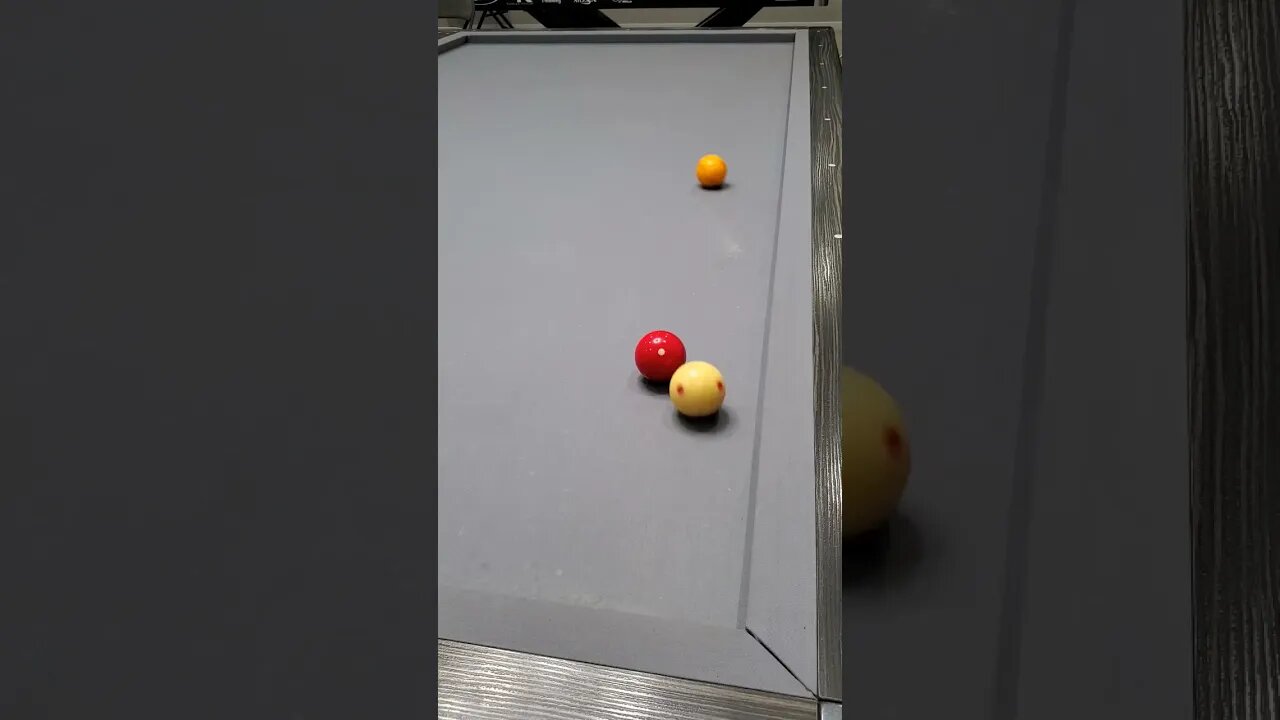 Classic Circular Draw Renversé! ⚪🎱🔴 #billiards #shorts #3cushion