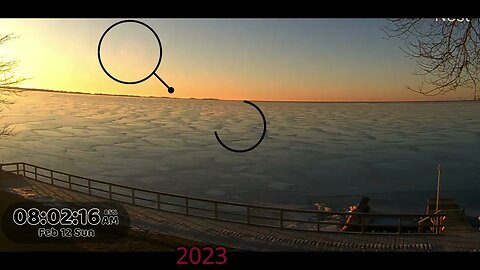 Planet X Nibiru Update, Wow, need to see this one! 2/12/23 looking over Lake Huron in Michigan!