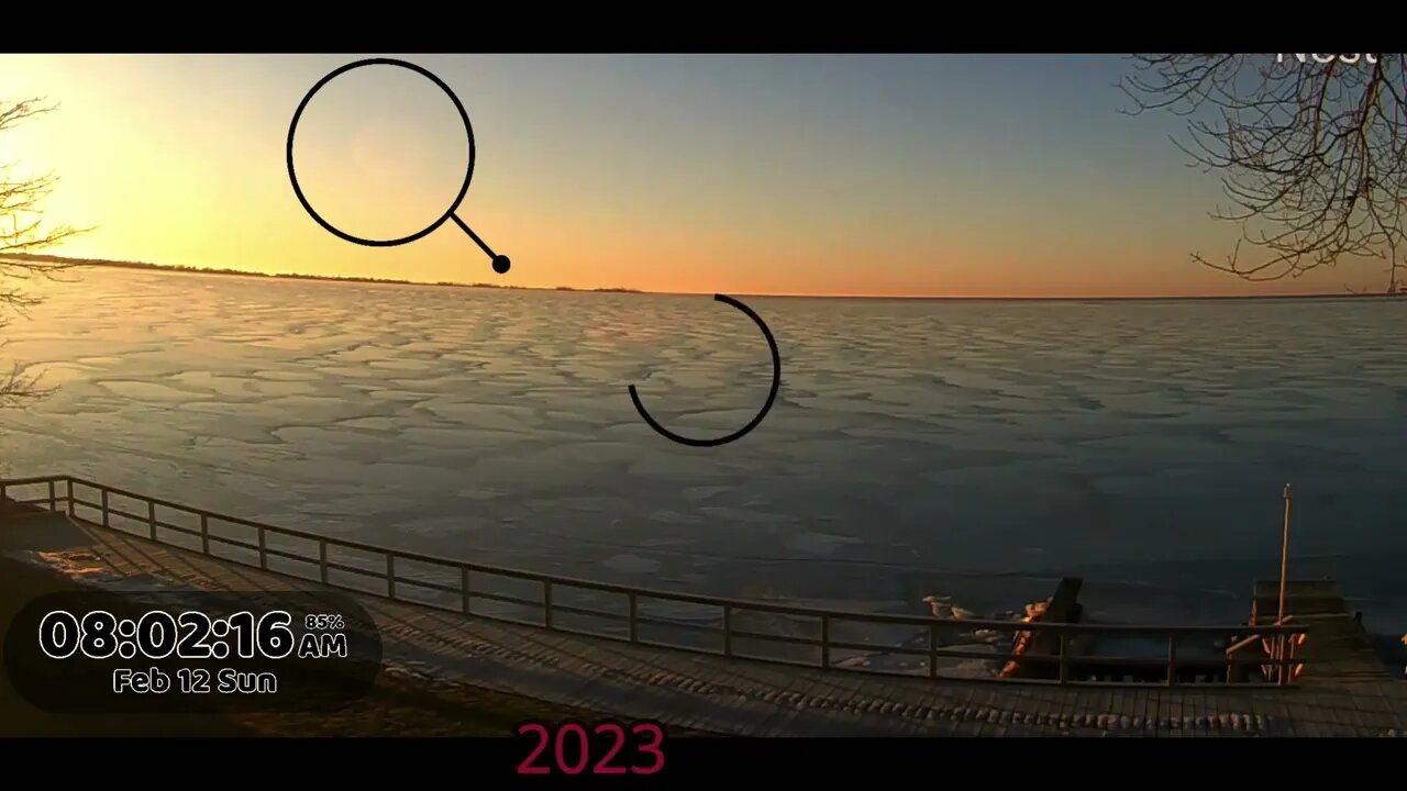 Planet X Nibiru Update, Wow, need to see this one! 2/12/23 looking over Lake Huron in Michigan!