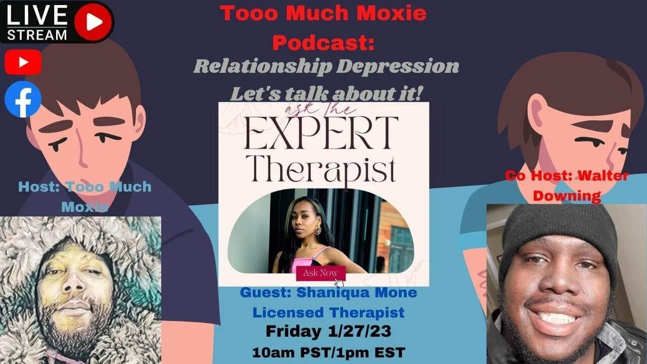 Let's talk relationship depression w/ licensed therapist Shaniqua Mone