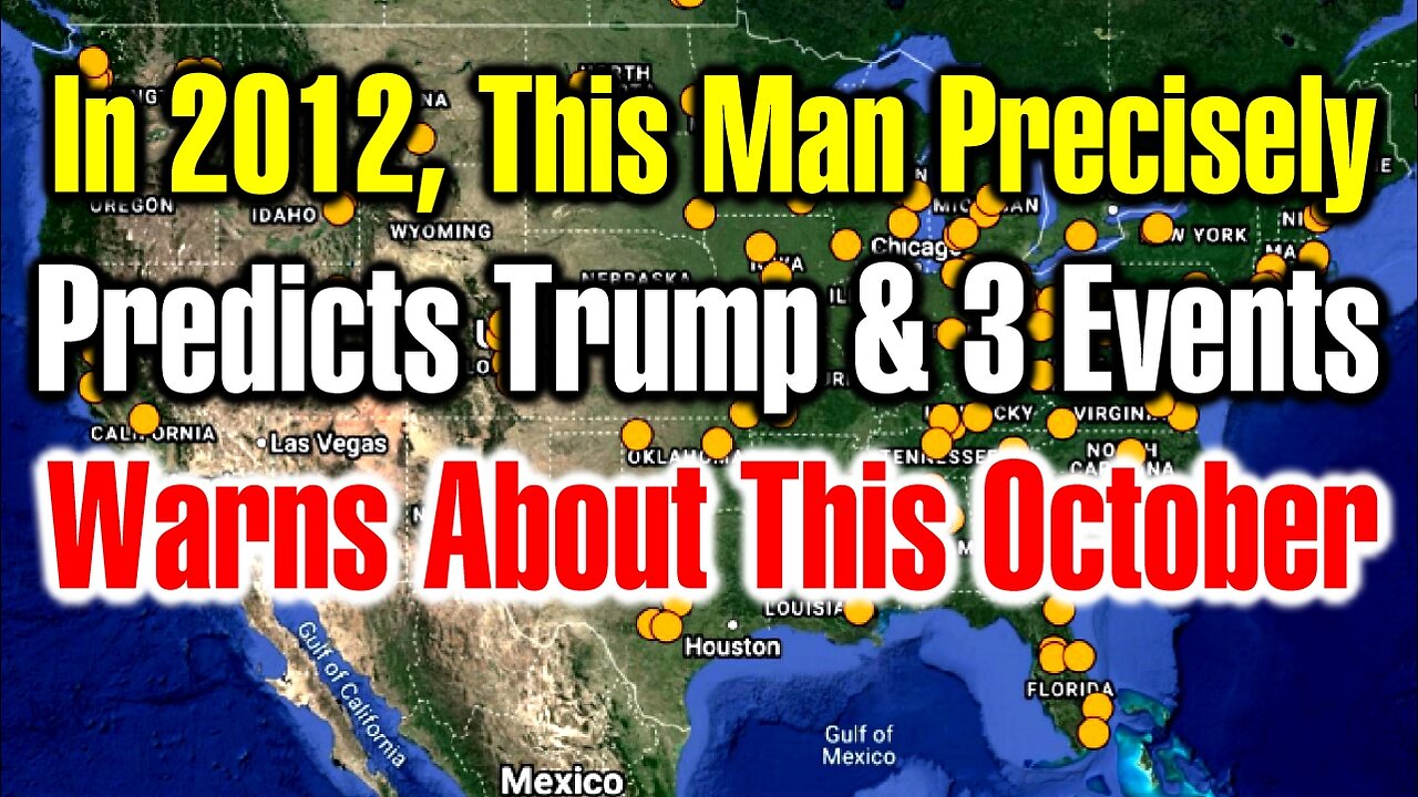 You Won't Believe What He Is Saying Is About To Unfold Over The Next Month