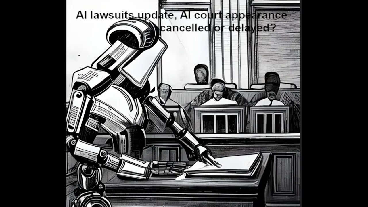 AI lawsuits update, AI court appearance cancelled or delayed?