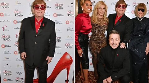 Elton John Faces Health Battle at Prada Musical Launch