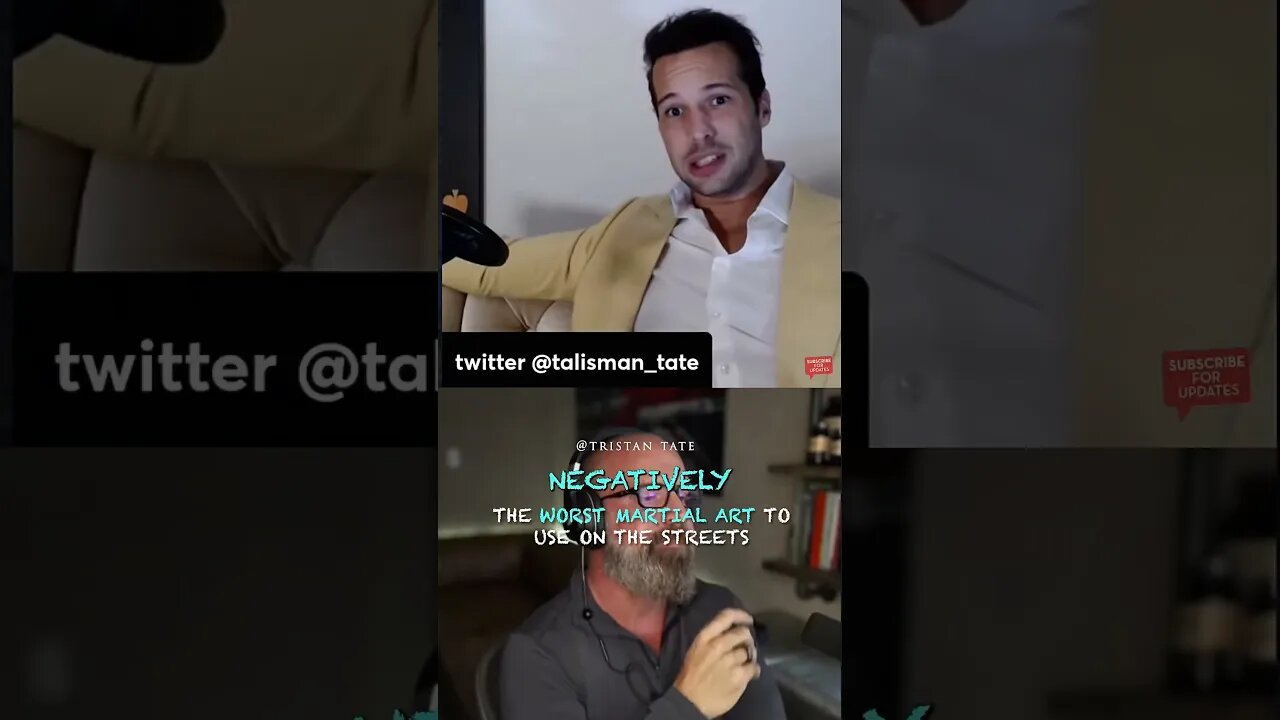 Tristan Tate The Worst Martial Art To Use On The Streets @EntrepreneursInCars #Shorts