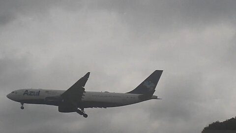 Airbus A330 PR-AIZ na aproximação final antes de pousar em Manaus vindo de Campinas