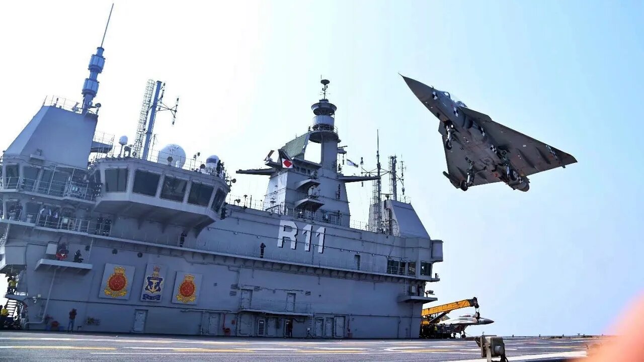 Indigenous Tejas Land And Take Off From Indigenous Aircraft Carrier INS Vikrant