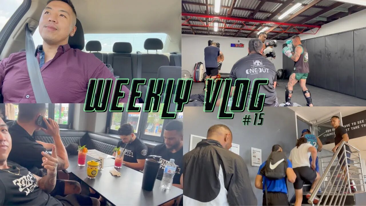 Weekly Vlog #15: I’m back n I’m busy! Confit back at Reiby, Working, Muay Thai | Oneout Training