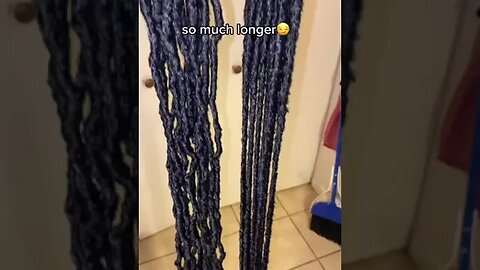 don't forget to dip your faux locs BEFORE installation!!! 📸 maebaby717 #Shorts