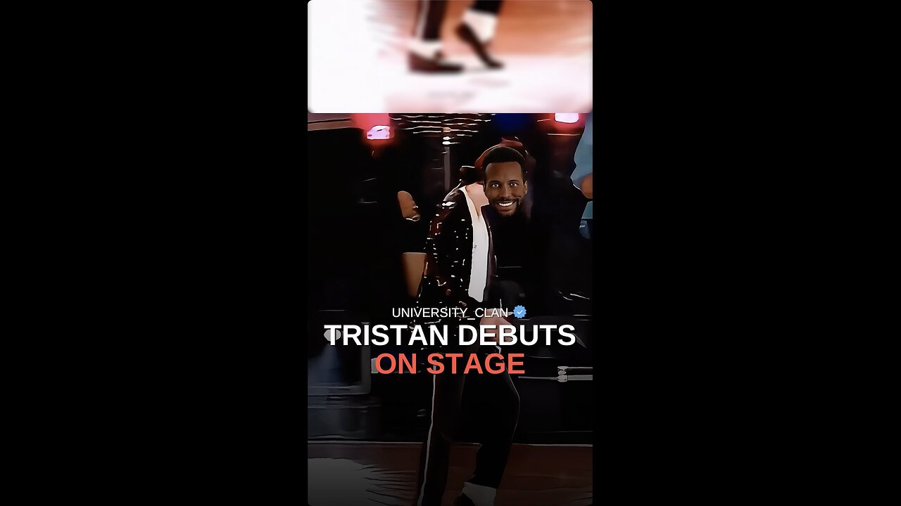 Tristan Tate Debuts On Stage