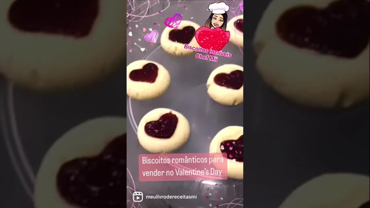 🥰❤️Biscoitos Românticos para Vender no Valentine’s Day ❤️🥰 Valentine’s Day Cookies