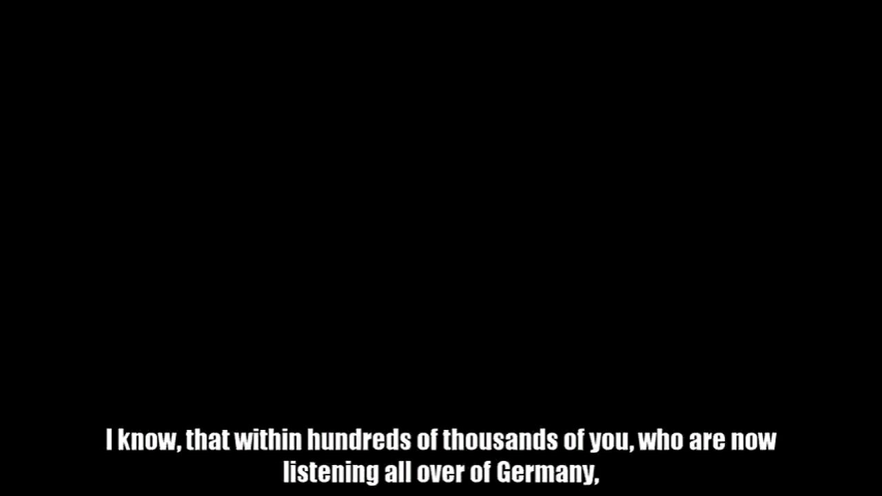 German people, help yourselves- Hitler speech