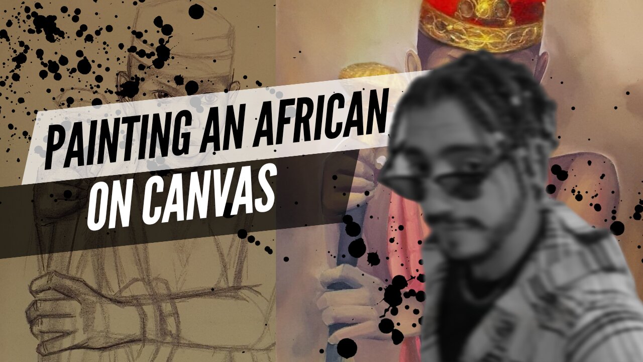 painting an African