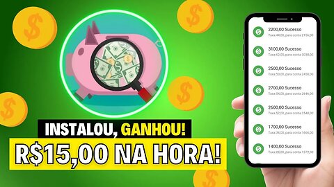 Receba R$15 no Cadastro RÁPIDO! Cadastrou, Ganhou! Novo App Pagando Por Cadastro 2023 ✅