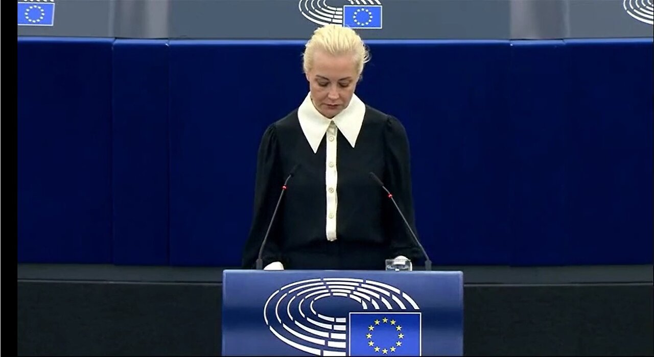 Putin is a bloody monster . Yulia Navalna's speech in the European Parliament