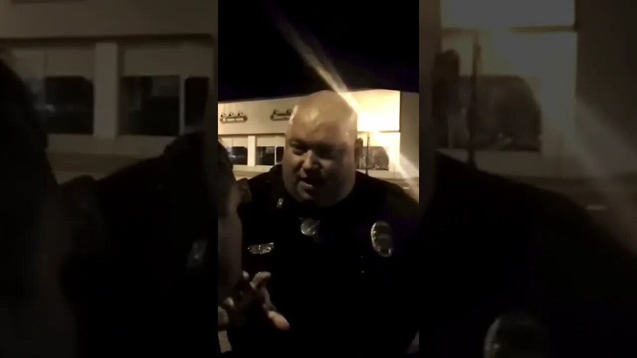 Cop gets his feelings hurt😂#crazyvideo #shorts #hurtfeelings #copwatch #1stamendment