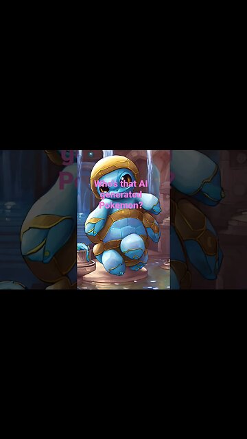 AI generated Squirtle #whosthatpokemon #pokemon