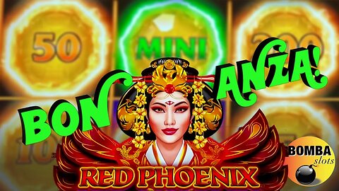 BONUS BONANZA on Jewel of the Dragon ~ Red Phoenix! #Casino #LasVegas #SlotMachine