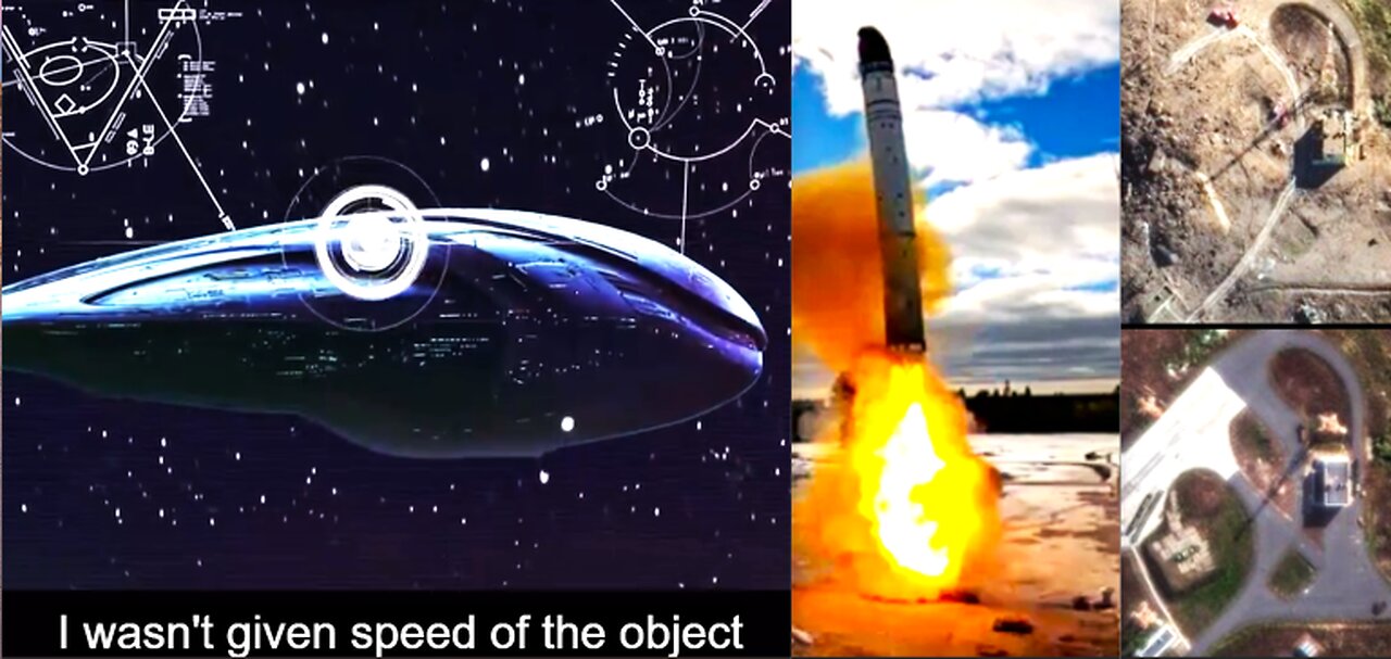 RUSSIAN NUCLEAR MISSILE DESTROYED IN SILO-MASSIVE INCOMING UFO COURSE CORRECTING? ET INTERVENTION?