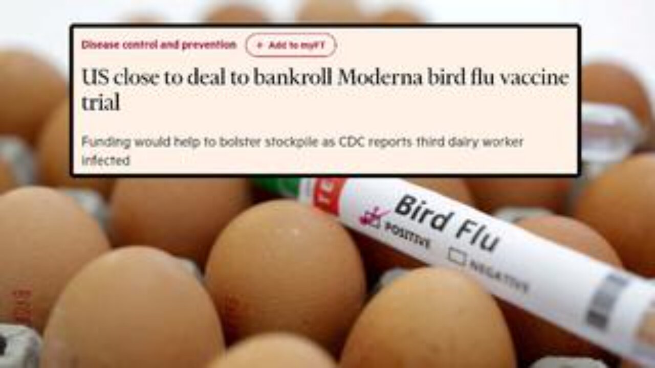 And Here's a Totally Unrelated Bird Flu Vaccine Story ...