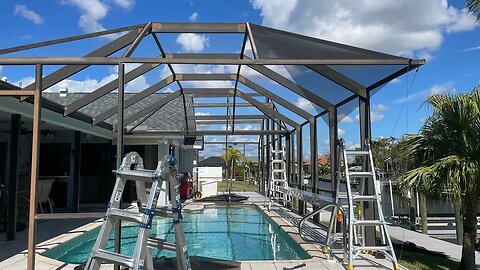 HURRICANE IAN POOL CAGE AND SCREEN REPAIRS