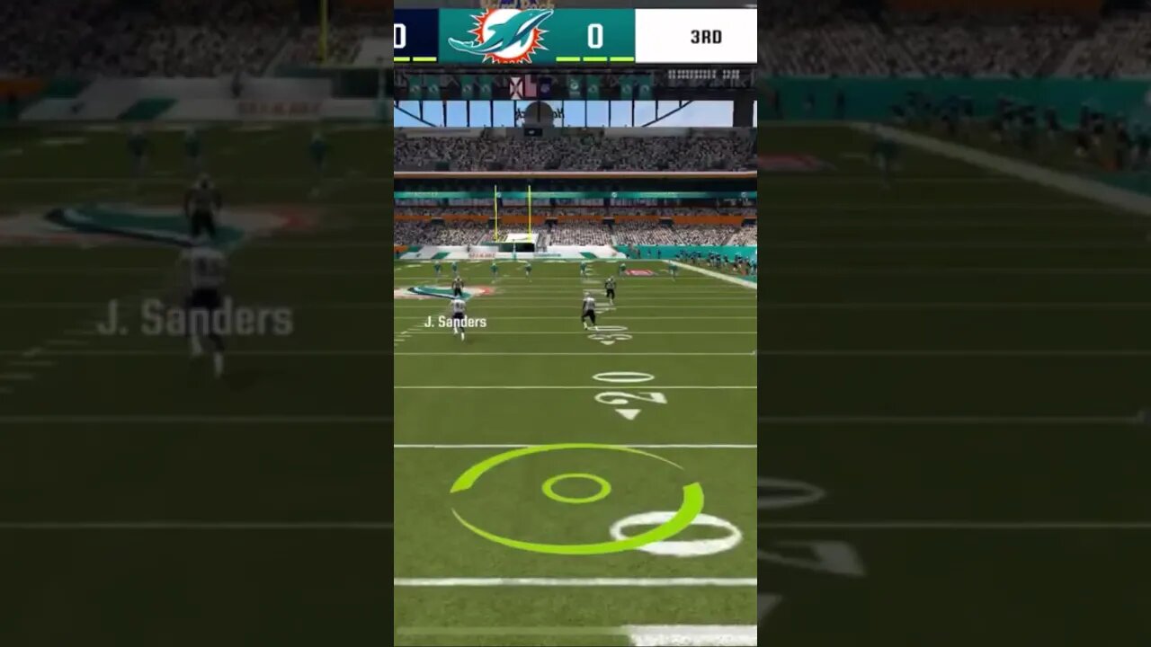 Dolphins Kicker Jason Sanders Kickoff Gameplay - Madden NFL 23 Mobile Football