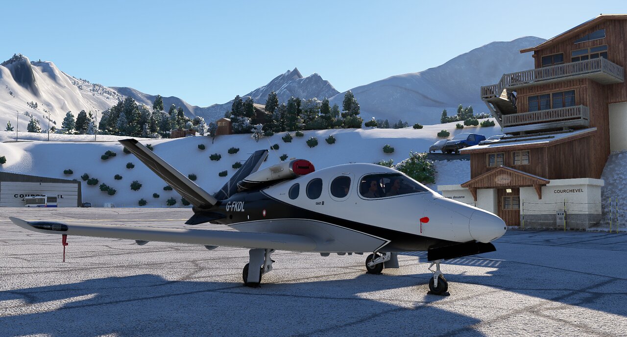 MSFS 2020 / JB.Alberta- Flying Courchevel ,France