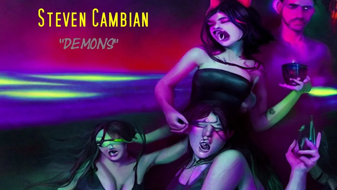 Steven Cambian "DEMONS". A music video by A.I. artist Sheila Aliens