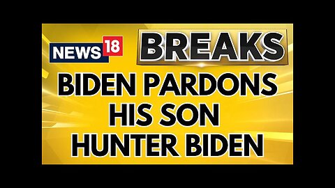 US News Today | Outgoing US President Joe Biden Pardons Son Hunter Biden | Joe Biden News Today