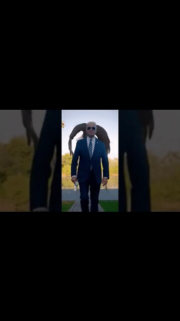 Eagle Drops A Deuce On Joe "Creepy" Biden