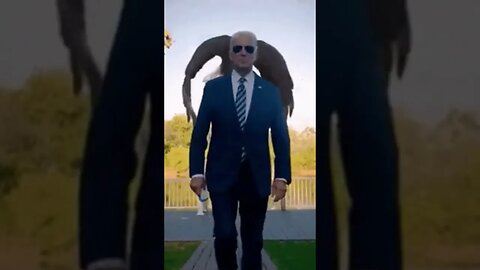 Eagle Drops A Deuce On Joe "Creepy" Biden