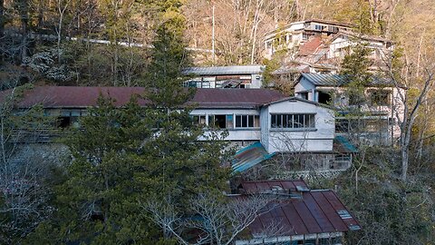 Abandoned Mysterious Hotel On A Waterfall This Place Was Like A Maze