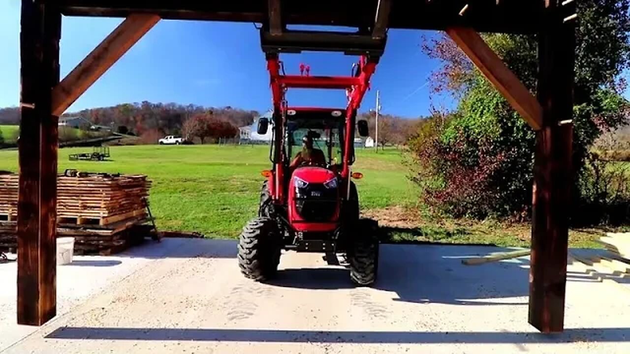 Working Alone: Raising A Timber Frame With Hand Tools And A Tractor