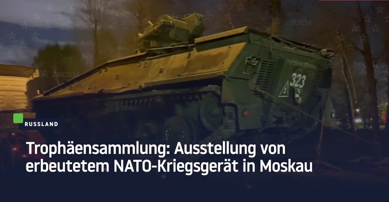 Westliche Panzer stehen in Moskau