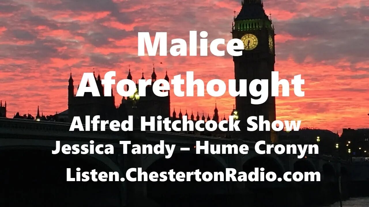 Malice Aforethought - Hitchcock - Jessica Tandy - Hume Cronyn