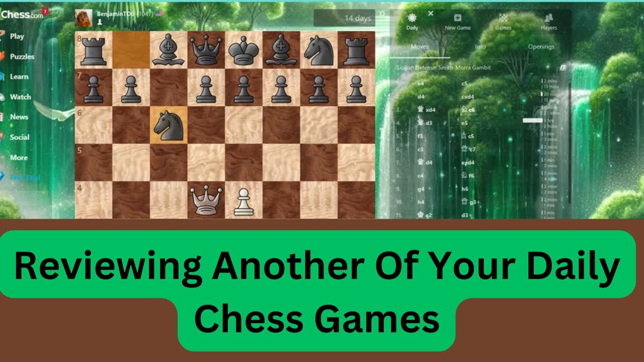 Reviewing Another Of Your Daily Chess Games