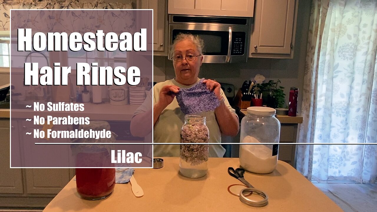 Easy Homemade Hair Care - Spring Floral