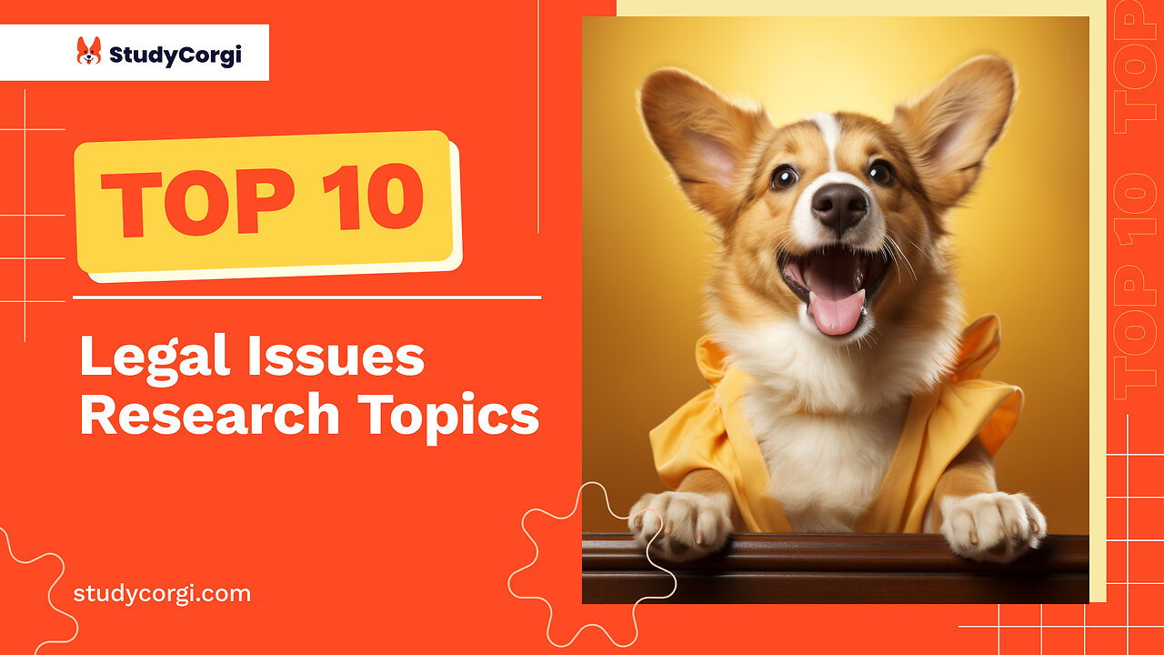 TOP-10 Legal Issues Research Topics