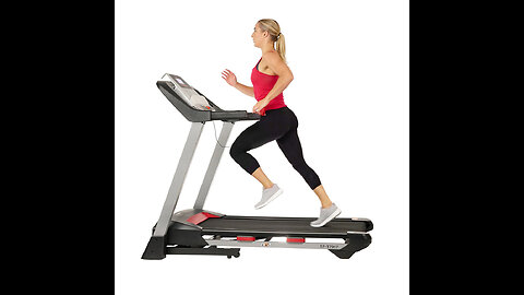 Sunny Health & Fitness Upright Exercise Bike with Electromagnetic Resistance, Programmable Moni...