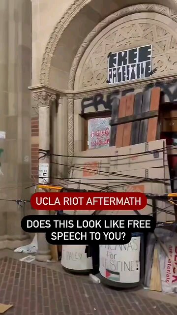 UCLA Riot Aftermath - Is this what Peaceful Protest supposed to look like?