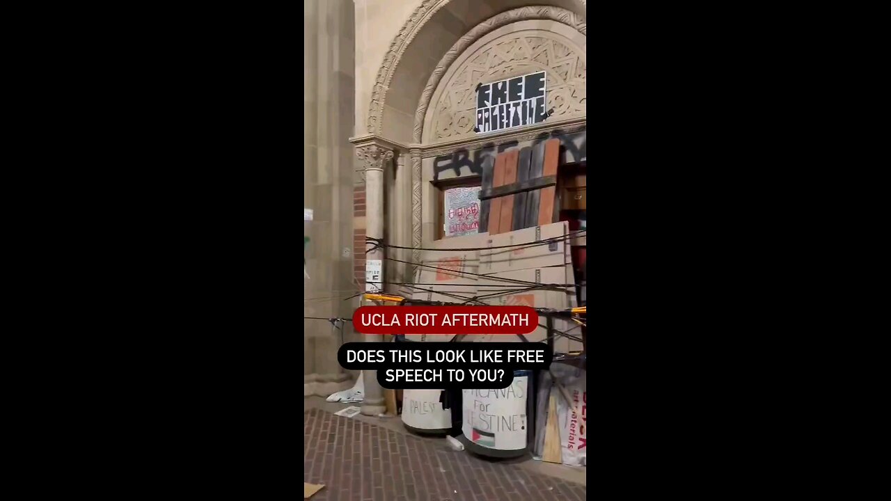 UCLA Riot Aftermath - Is this what Peaceful Protest supposed to look like?