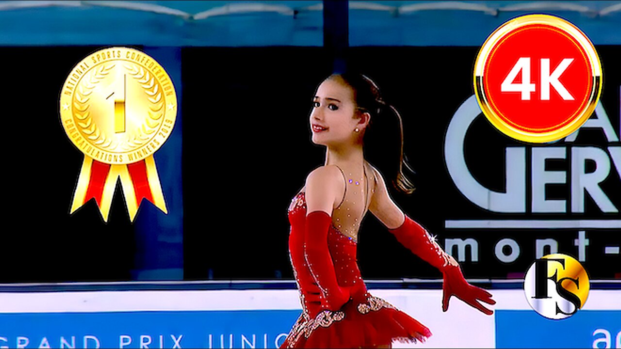 Алина Загитова Alina ZAGITOVA🇷🇺🥇Free Skate 2016 ISU Junior Grand Prix St. Gervais (ISU.4K)