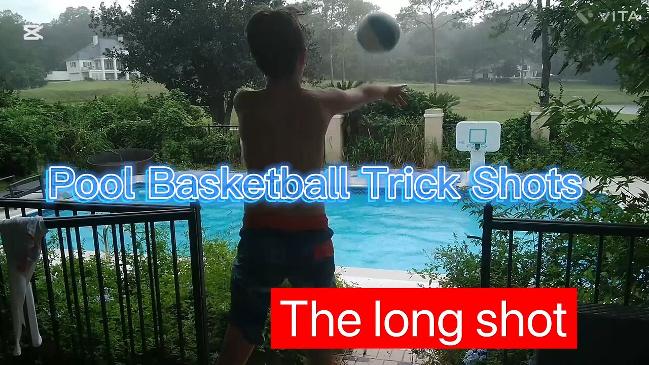 Pool Basketball Trick Shots