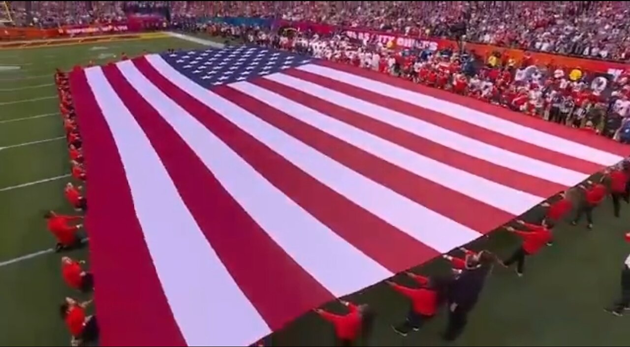 National Anthem At The Super Bowl 🔥