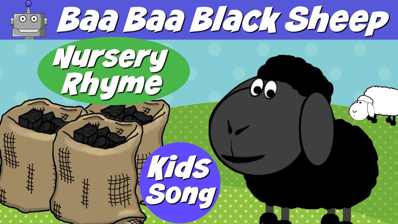 BAA BAA BLACK SHEEP | KIDS SONGS | LEARN ANIMALS | NURSERY RHYMES