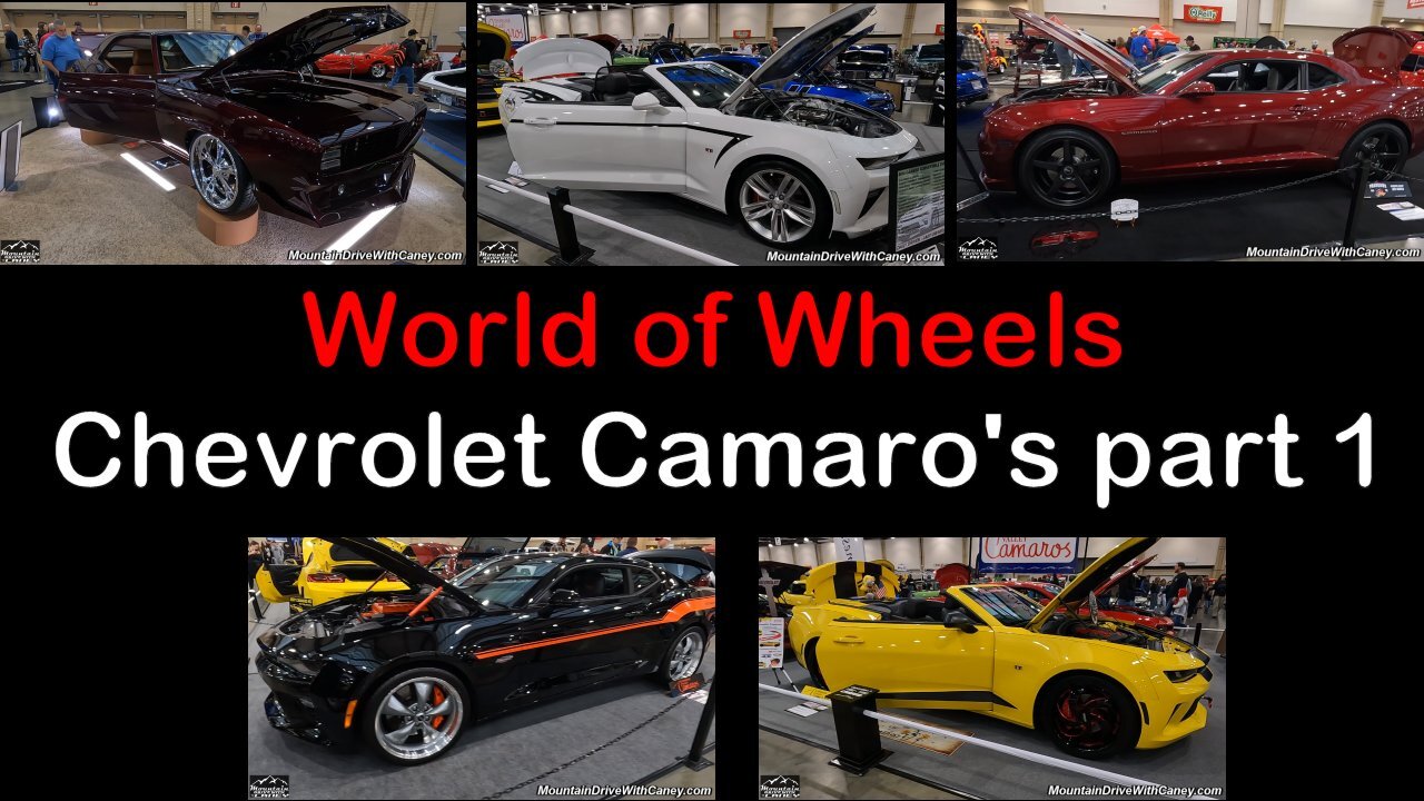 01-06-24 World of Wheels in Chattanooga TN - Chevrolet Camaros part 1