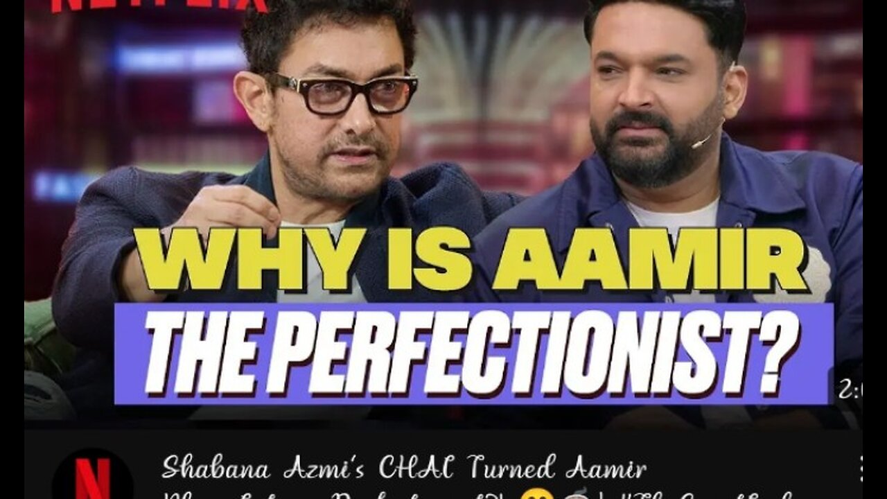 Why is amir the perfectionist?👍