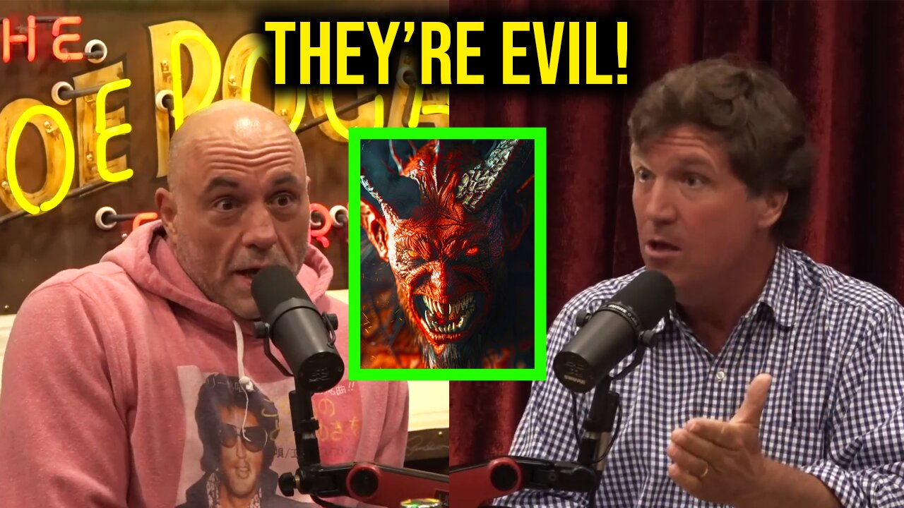 Tucker Carlson CONFRONTS Joe Rogan about Aliens Being Demonic, Fallen Angel, Supernatural Beings