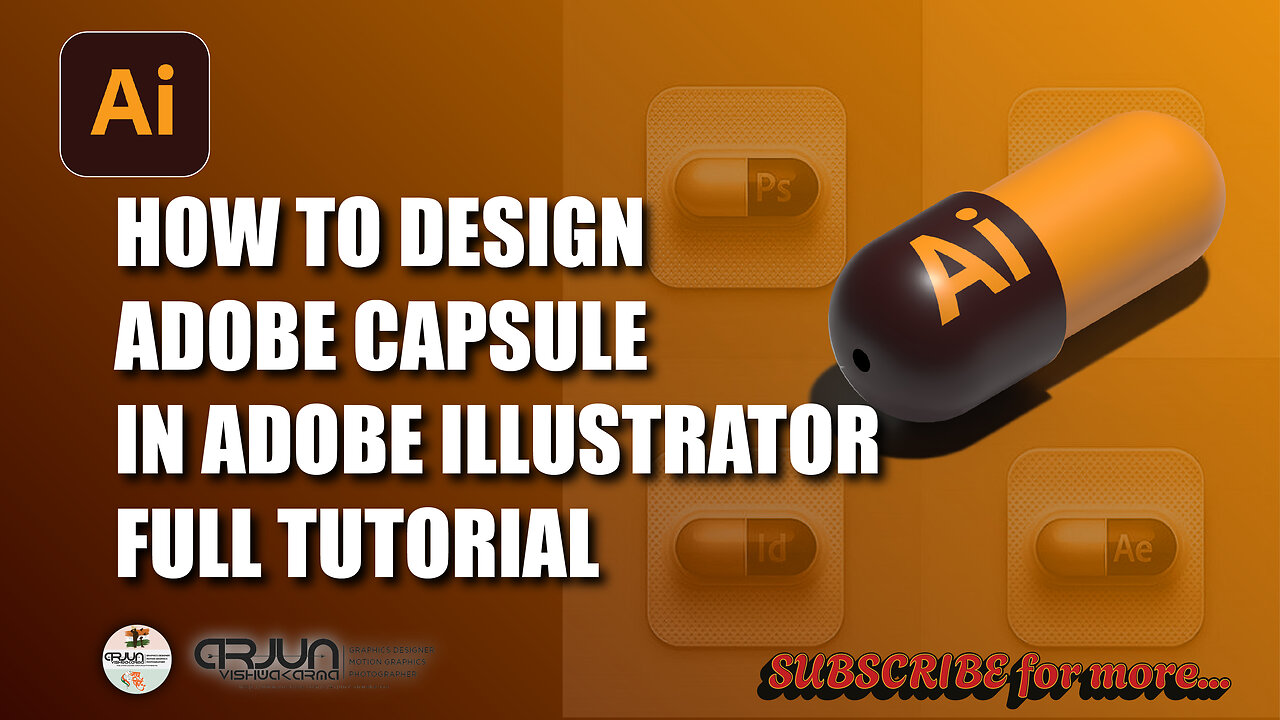 Adobe Illustrator SECRET Trick to Design Ai Capsules! | #adobe #trending #trendingvideo #viralvideo